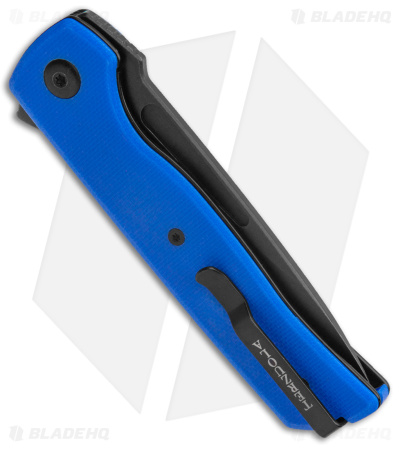 Terzuola Tactical ATCF Lite Liner Lock Knife Blue G-10 (3" Black)