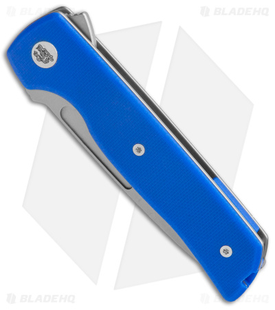 Terzuola Tactical ATCF Lite Liner Lock Knife Blue G-10 (3" SW)