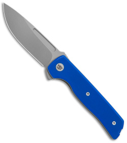 871373582611Terzuola Tactical ATCF Lite Liner Lock Knife Blue G-10 (3" SW)