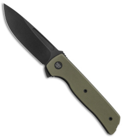 Terzuola Tactical ATCF Lite Liner Lock Knife Green G-10 (3" Black)