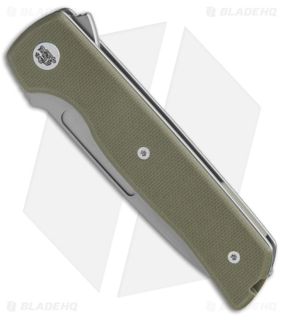 Terzuola Tactical ATCF Lite Liner Lock Knife Green G-10 (3" SW)