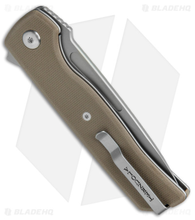 Terzuola Tactical ATCF Lite Liner Lock Knife Tan G-10 (3" SW)