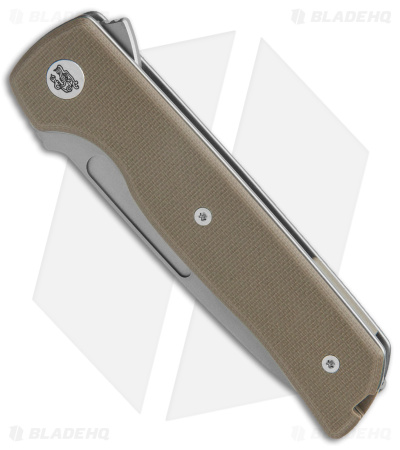 Terzuola Tactical ATCF Lite Liner Lock Knife Tan G-10 (3" SW)
