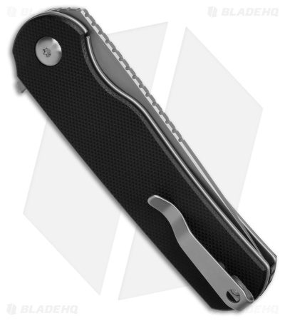 Ferrum Forge Knife Works Zelex Liner Lock Knife Black G-10 (2.88" Stonewash)