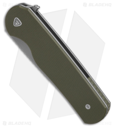 Ferrum Forge Knife Works Zelex Liner Lock Knife Green G-10 (2.88" Stonewash)