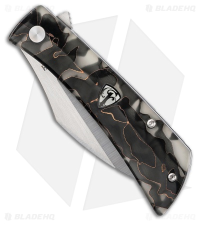 Finch Knife Co. Nocturnal Liner Lock Knife Glow Resin (3" Satin)