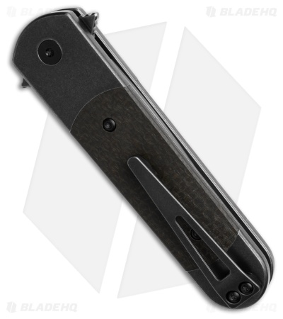 Finch Knife Co. Roadrunner Button Lock Knife Swamp Ranger Micarta (3" Black SW)