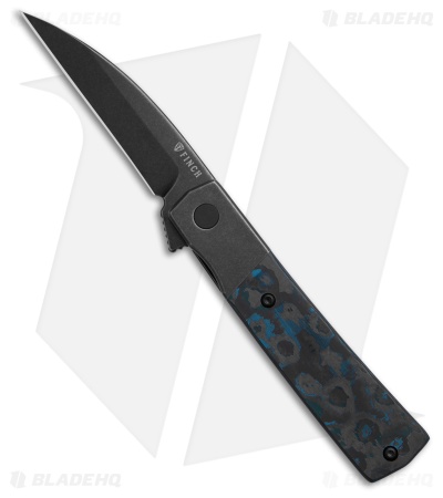 Finch Knife Co. Widowmaker Frame Lock Knife Arctic Storm FC (2.9" Black SW )