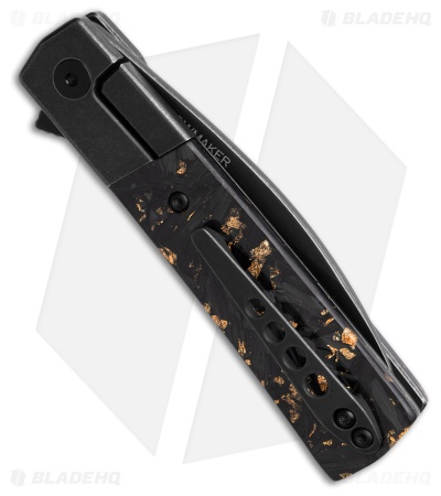 Finch Knife Co. Widowmaker Frame Lock Knife Midnight Honey CF (2.9" Black SW)