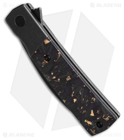 Finch Knife Co. Widowmaker Frame Lock Knife Midnight Honey CF (2.9" Black SW)