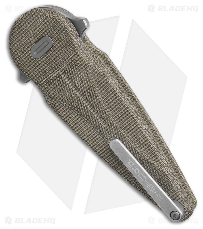 Fox Knives Saturn Radius Lock Knife OD Green Canvas Micarta (2.5