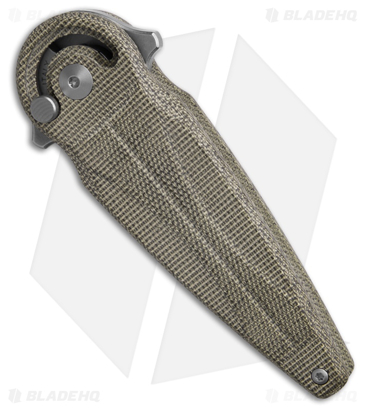 Fox Knives Saturn Radius Lock Knife OD Green Canvas Micarta (2.5