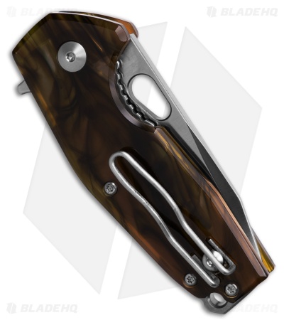 Fox Knives Suru Liner Lock Knife Brown (2.4" Satin)