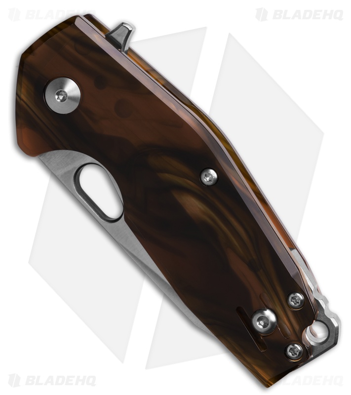 Fox Knives Suru Liner Lock Knife Brown (2.4" Satin)