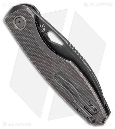 Fox Knives Vox Chilin F8 Liner Lock Knife Black Titanium (3.2" PVD SW)