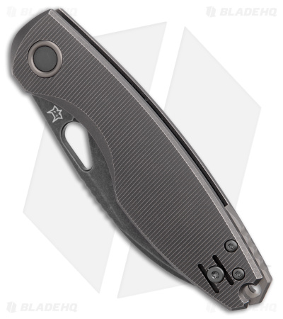 Fox Knives Vox Chilin F8 Liner Lock Knife Black Titanium (3.2" PVD SW)