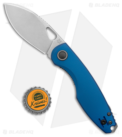 Fox Knives Vox Chilin F8 Liner Lock Knife Blue Aluminum (3.2" SW) FX-530 ALBL