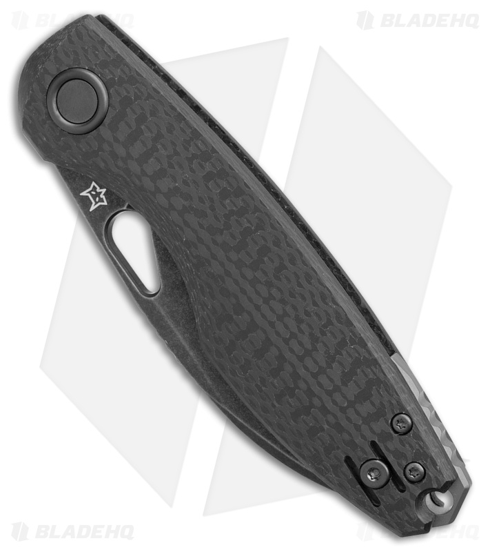 Fox Knives Vox Chilin F8 Liner Lock Knife CF (3.2" Black PVD) FX-530 CFDSW