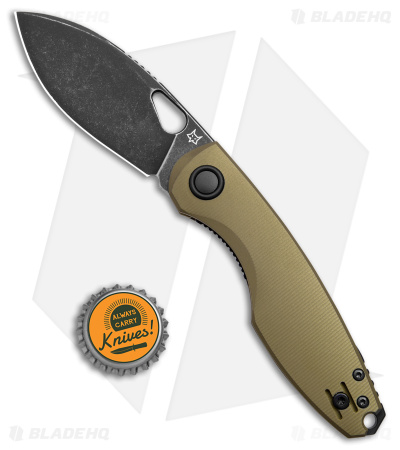Fox Knives Vox Chilin F8 Liner Lock Knife OD Green Aluminum (3.2" PTFE SW) 