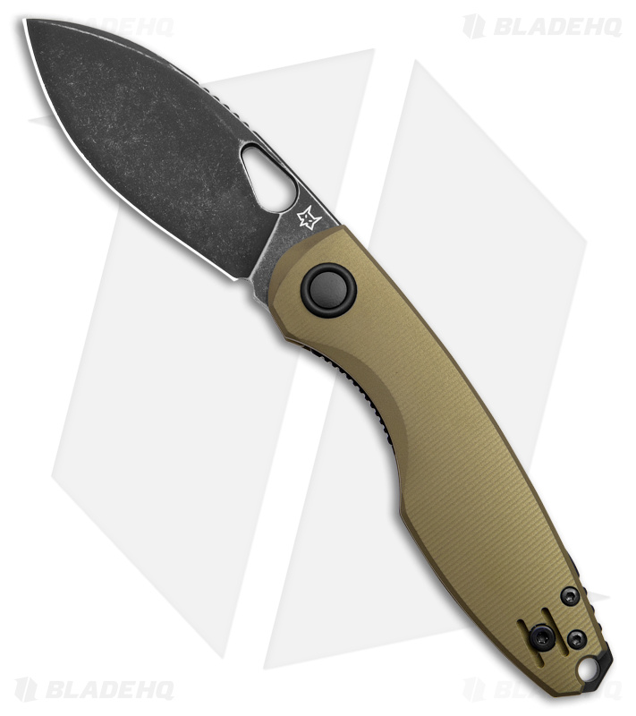 Fox Knives Vox Chilin F8 Liner Lock Knife OD Green Aluminum (3.2" PTFE SW) 