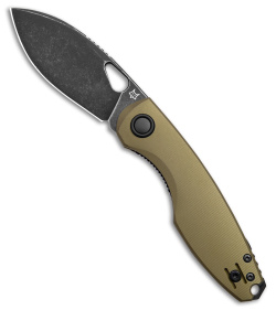 Fox Knives Vox Chilin F8 Liner Lock Knife OD Green Aluminum (3.2" PTFE SW) 