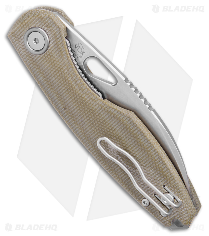 Fox Knives Vox Chilin F8 Liner Lock Knife OD Green Micarta (3.2" SW) 
