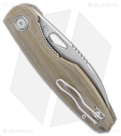 Fox Knives Vox Chilin F8 Liner Lock Knife OD Green Micarta (3.2" SW) 