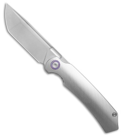 Franken Forge Electrode Frame Lock Knife Titanium Purple Anodized (3.50" Satin)