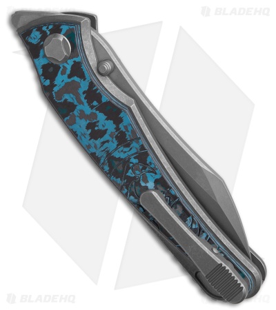G&G Hawk Custom Talon Flipper Knife Carbon Fiber- Arctic Storm