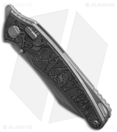 G&G Hawk Custom Talon Flipper Knife Carbon Fiber- Dunes