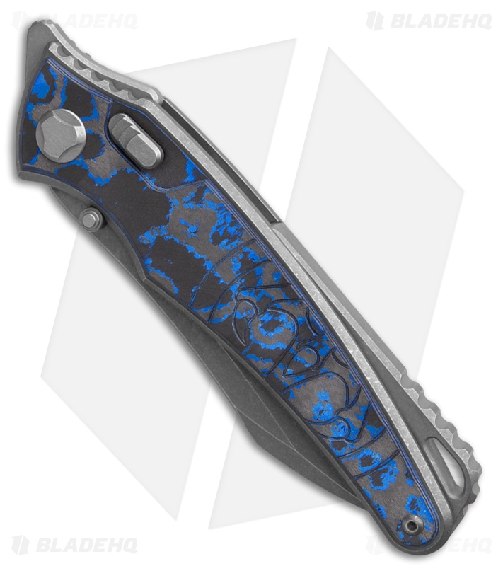 G&G Hawk Talon Hawk Lock Knife - Electric Blue CamoCarbon