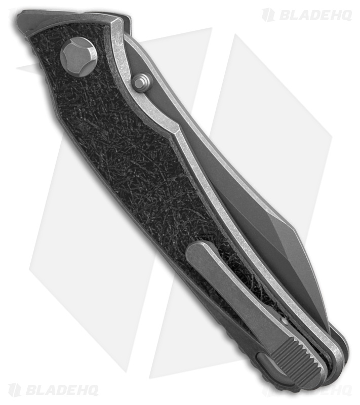 G&G Hawk Custom Talon Flipper Knife Carbon Fiber- Cosmos Black Glass