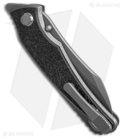 G&G Hawk Custom Talon Flipper Knife Carbon Fiber- Cosmos Black Glass