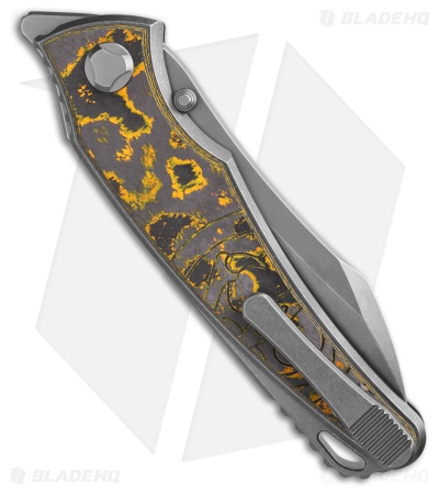 G&G Hawk Custom Talon Flipper Knife Carbon Fiber- Neon Orange