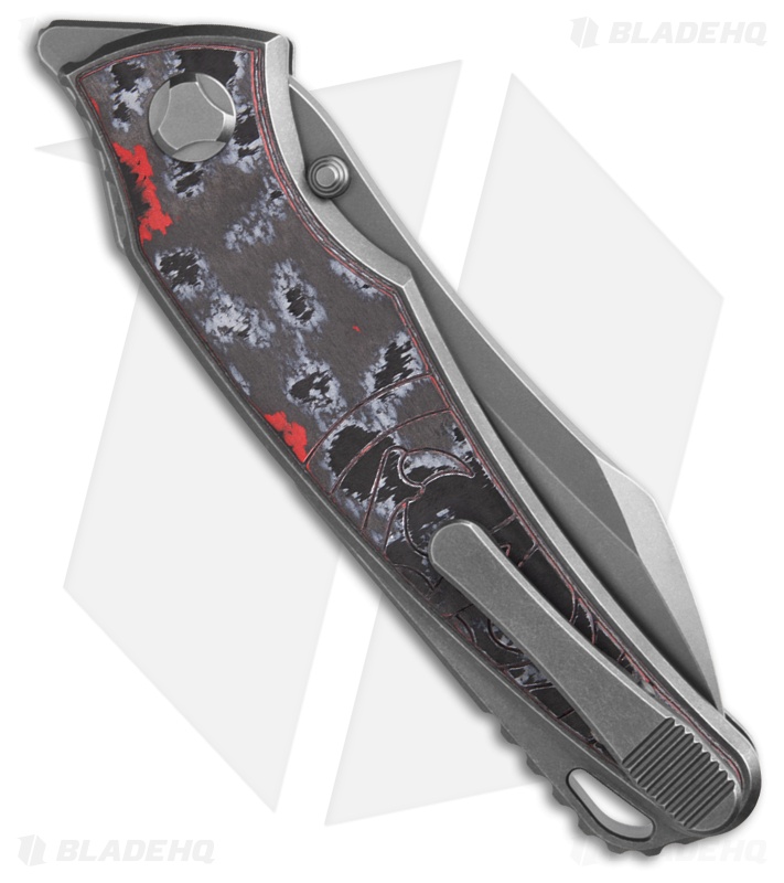G&G Hawk Custom Talon Flipper Knife Carbon Fiber- Santa Clara