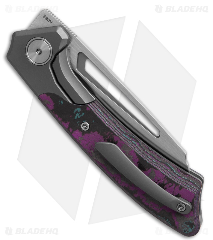 Gecko Customz Pictus V2 Liner Lock Knife Jazzy CamoCarbon/Ti (3.25" Satin)