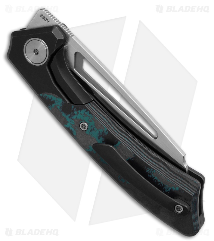 Gecko Customz Pictus V2 Liner Lock Knife Shipwreck CamoCarbon/Ti (3.25" Satin)