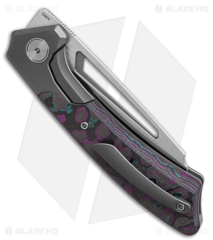 Gecko Customz Pictus V2 XL Liner Lock Knife Jazzy CamoCarbon /Ti (3.6" Satin)