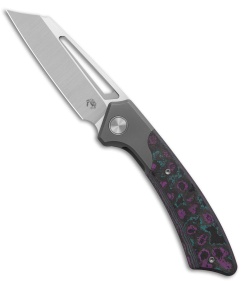 Gecko Customz Pictus V2 XL Liner Lock Knife Jazzy CamoCarbon /Ti (3.6" Satin)