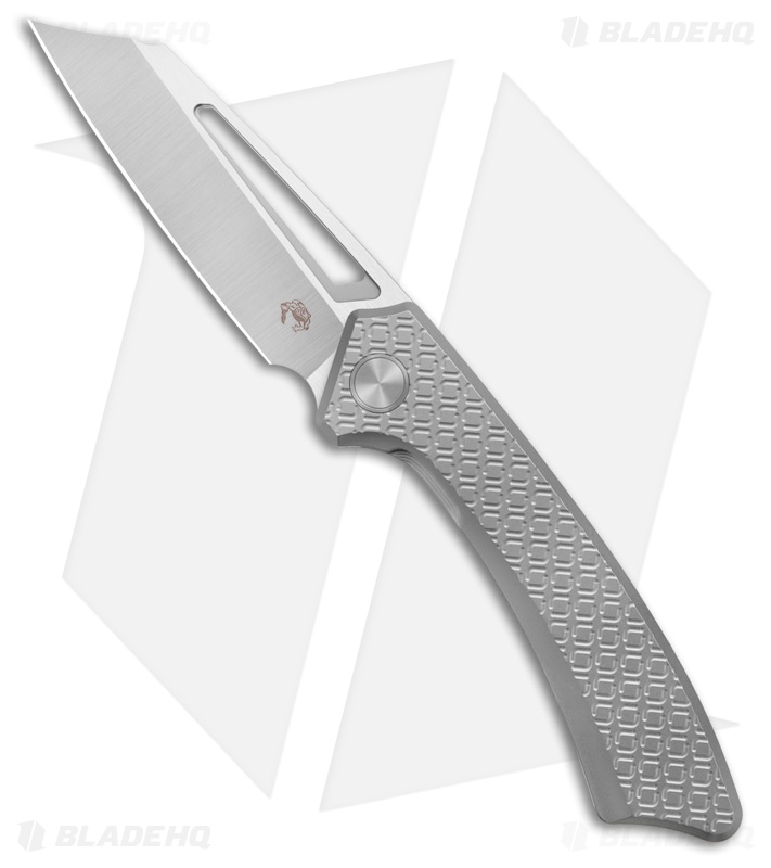 Gecko Customz Pictus V2 XL Liner Lock Knife SW Diamond Frag (3.6" Belt Satin)