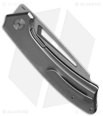 Gecko Customz Pictus V2 XL Liner Lock Knife SW Micro Milled Ti (3.6" Belt Satin)