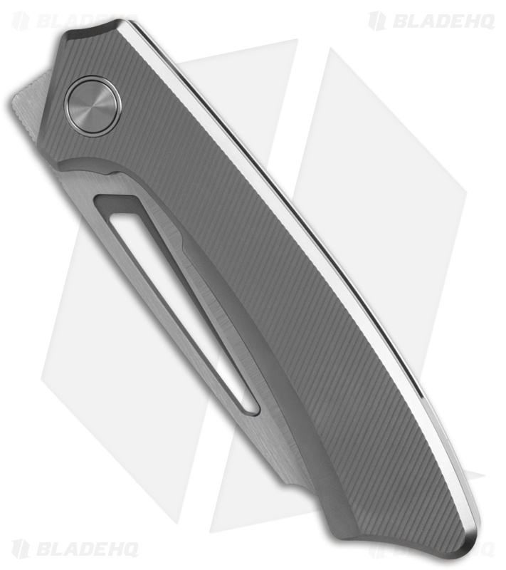 Gecko Customz Pictus V2 XL Liner Lock Knife SW Micro Milled Ti (3.6" Belt Satin)