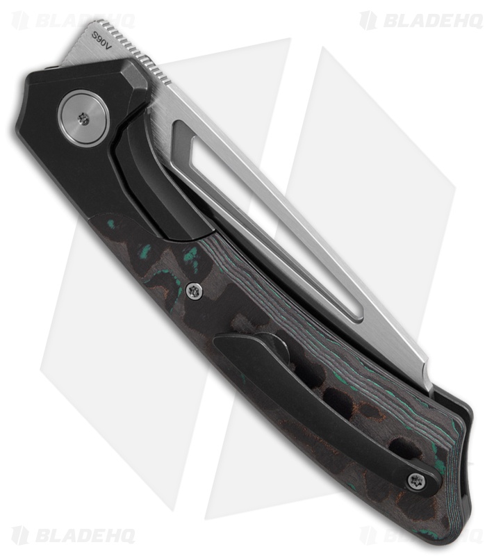 Gecko Customz Pictus V2 XL Liner Lock Knife Shipwreck CamoCarbon/Ti (3.6" Satin)