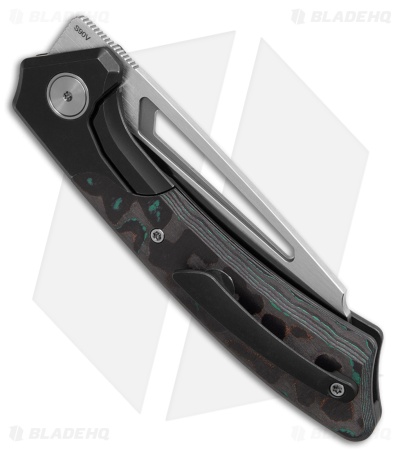 Gecko Customz Pictus V2 XL Liner Lock Knife Shipwreck CamoCarbon/Ti (3.6" Satin)