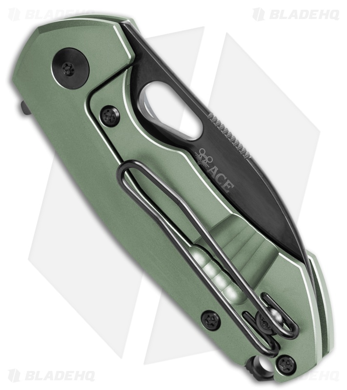 GiantMouse ACE Riv Frame Lock | Mint Green Titanium | DLC