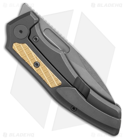 Griffin Company Scout F3 Frame Lock Knife Brass Milled Frag Ti (3" SW)