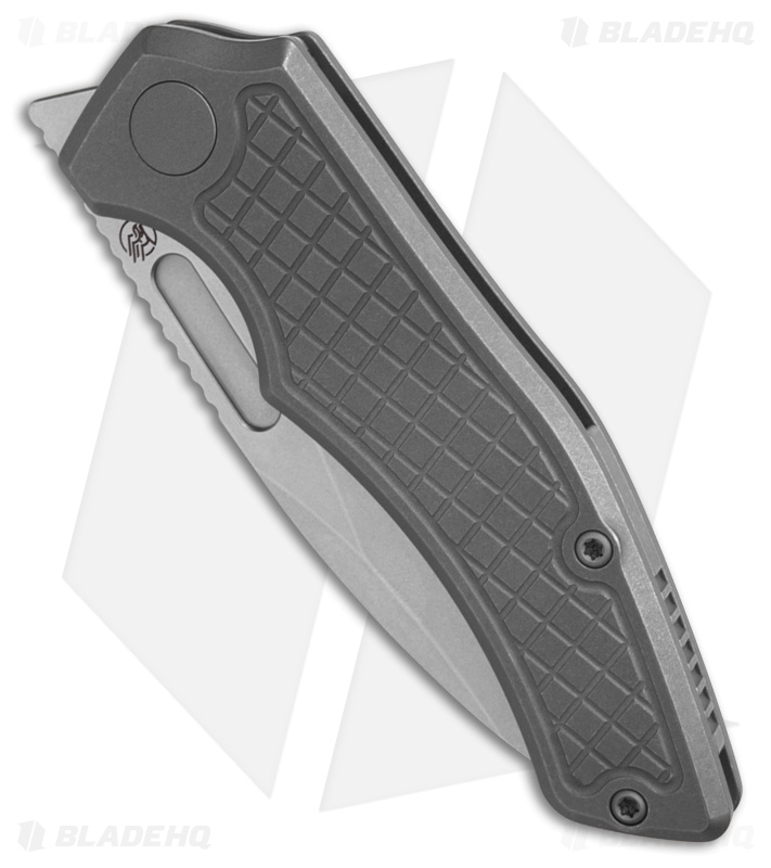 Griffin Company Scout F3 Frame Lock Knife Stonewashed Milled Frag Ti (3" SW)