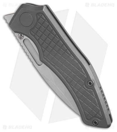 Griffin Company Scout F3 Frame Lock Knife Stonewashed Milled Frag Ti (3" SW)