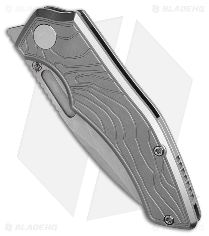 Griffin Company Scout F3 Frame Lock Knife Stonewashed Milled Topo Ti (3" SW)