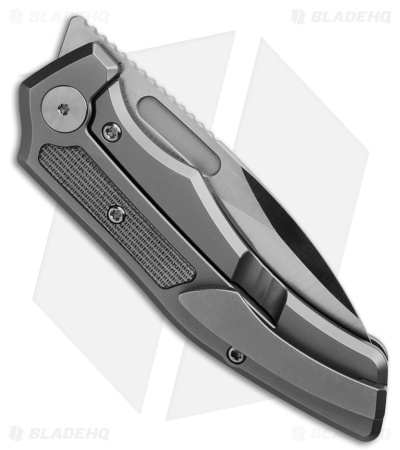 Griffin Company Scout F3 Frame Lock Knife Ti + Black Micarta Inlays (3" Satin)